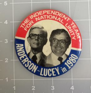 The Independent Team For National Unity Anderson Lucey Campaign Button
