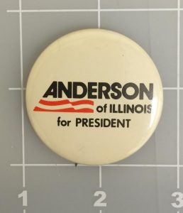 Anderson Of Illinois For President Campaign Button