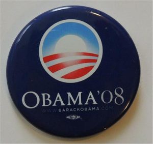 Obama 08 Barackobama.Com Campaign Button