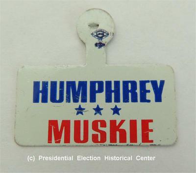 Humphrey Muskie Campaign Tin