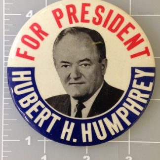 For President Hubert H. Humphrey campaign button