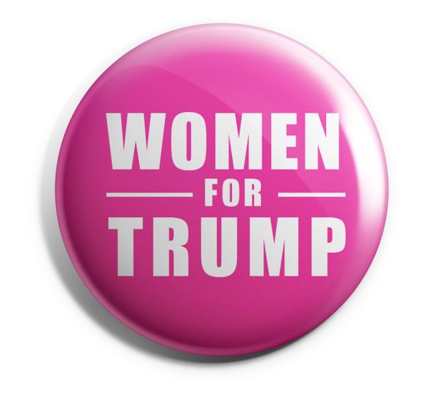 Donald Trump for President 2020 Campaign Button "Women for Trump" 