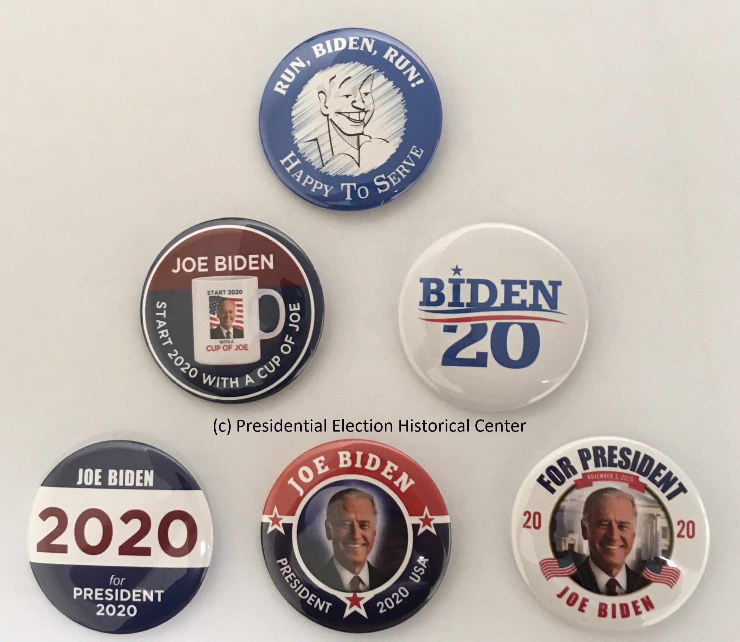 BUTTON BADGE JOE BIDEN FOR PRESIDENT 2020 CAMPAIGN PIN #11 TOP 