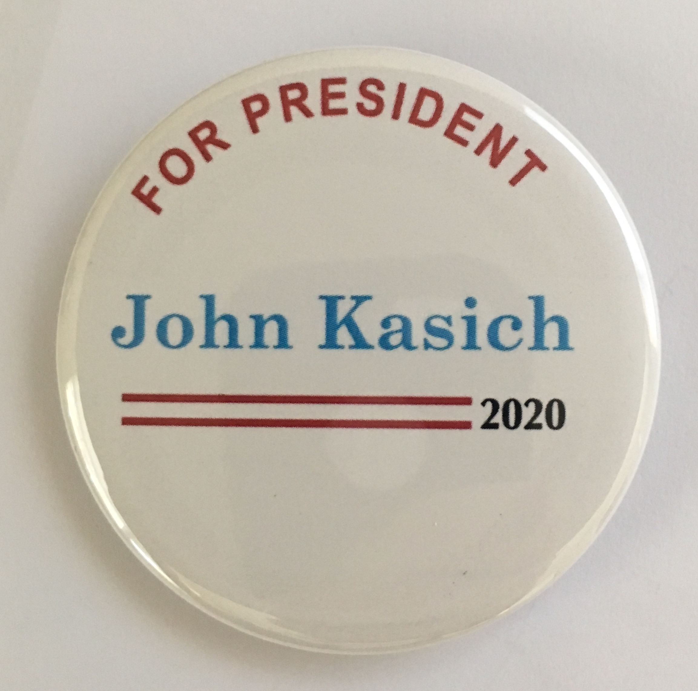 KASICH-703 John Kasich for 2020 Presidential Hopeful Campaign button 