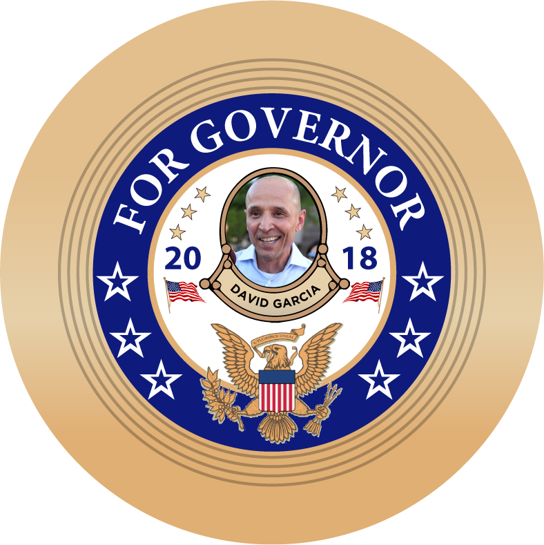 SERIES-001-009 2018 Governor Campaign Button Collectors Set 