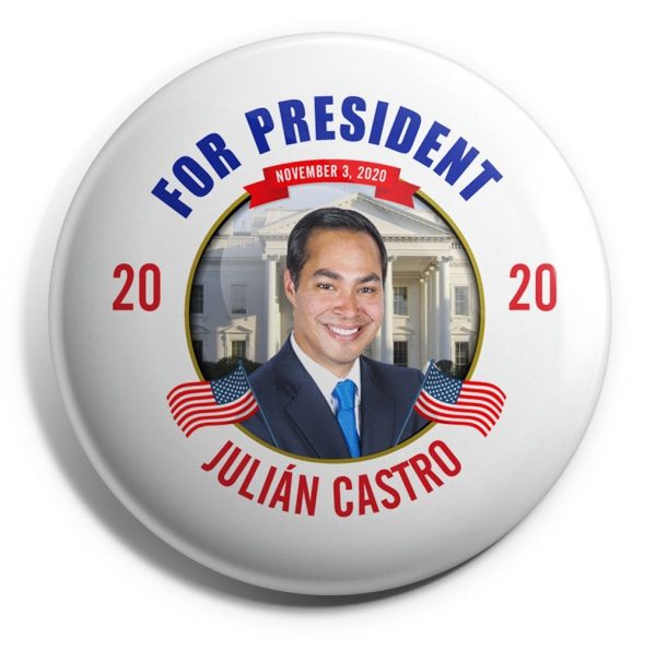 2020 Julian Castro For President Campaign Button