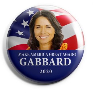 Tulsi Gabbard for President Campaign Button (GABBARD-705)