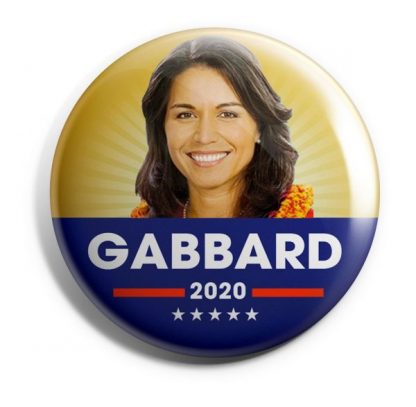 Tulsi Gabbard for President Campaign Button (GABBARD-704)