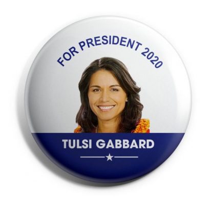 Tulsi Gabbard for President Campaign Button (GABBARD-706)