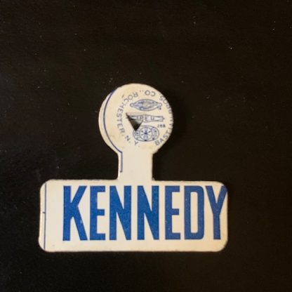 1960 John F. Kennedy Campaign Lapel Tab Pin with Union marking