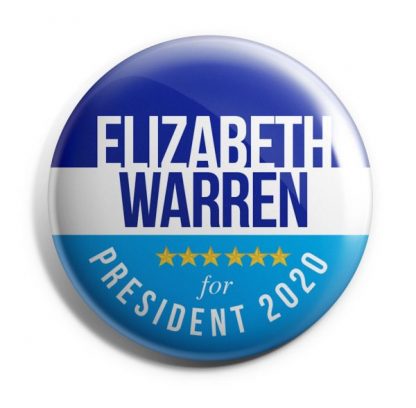 Elizabeth Warren campaign buttons