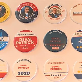 Deval Patrick campaign buttons