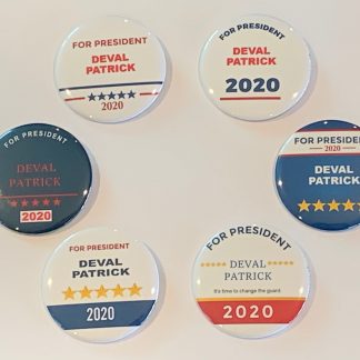 Deval Patrick campaign buttons - Set #2