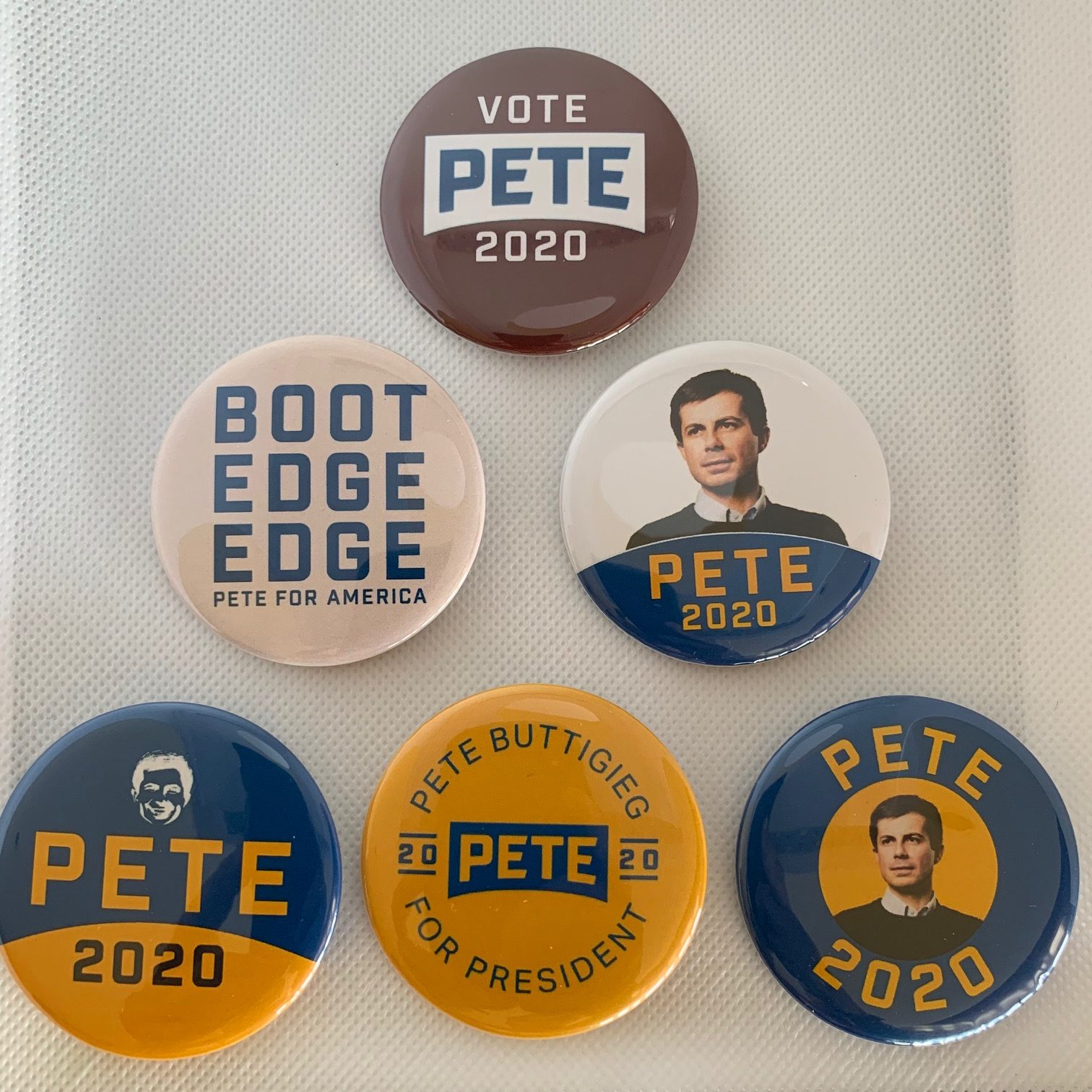 Bottle Opener/Keychain. Pete Buttigieg Set Of 10-2020 Presidential Buttons 