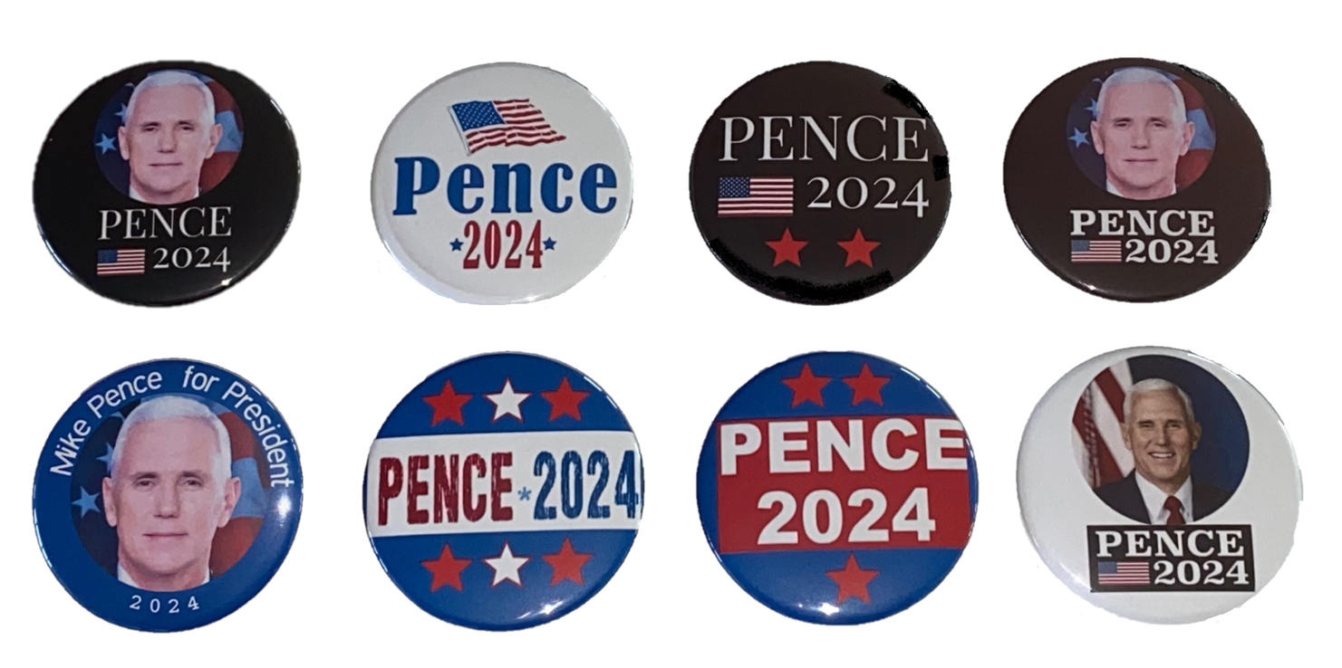 Donald Trump Mike Pence Button Set TP-005-X6 