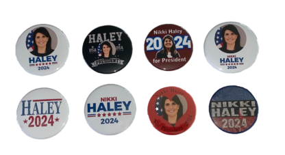 Nikki Haley 2024 buttons